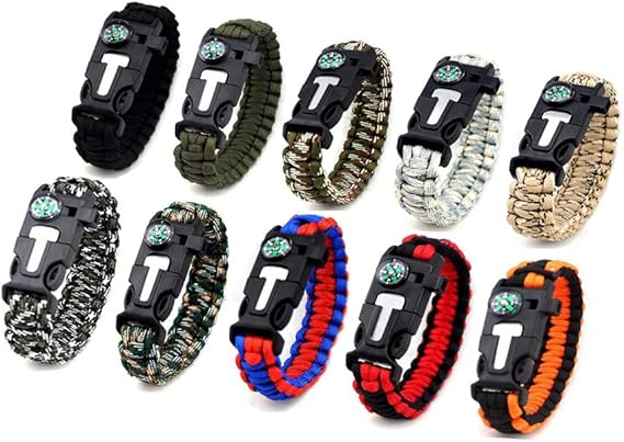 MQQC Kissmi 10 Pack Paracord Bracelet