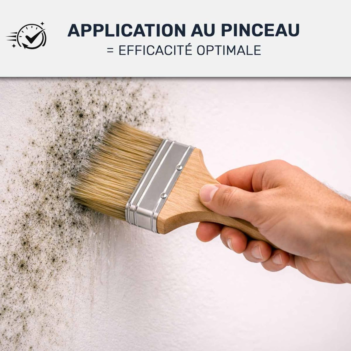 Anti moisissure salle de bain, mur intérieur et plafond - Produit surpuissant à effet immédiat pour taches sur murs et joints carrelage | STOP MOISISSURE - 5 L - ARCANE INDUSTRIES