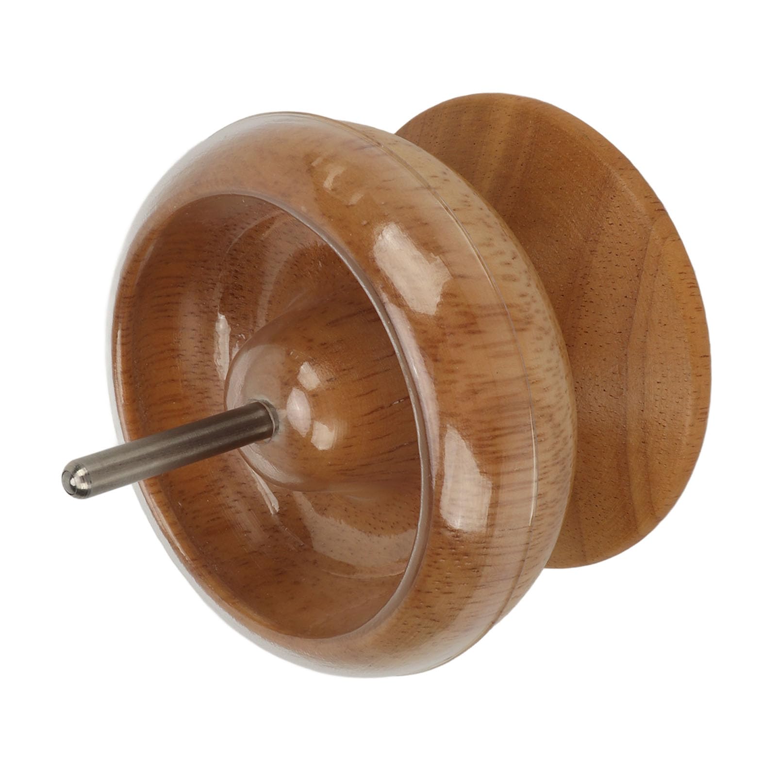 XGOUGUAAU Spinner de cuentas para hacer joyas, pulsera de madera con cuenco de cuentas y agujas para abalorios de ojo grande para hacer joyas de cuentas