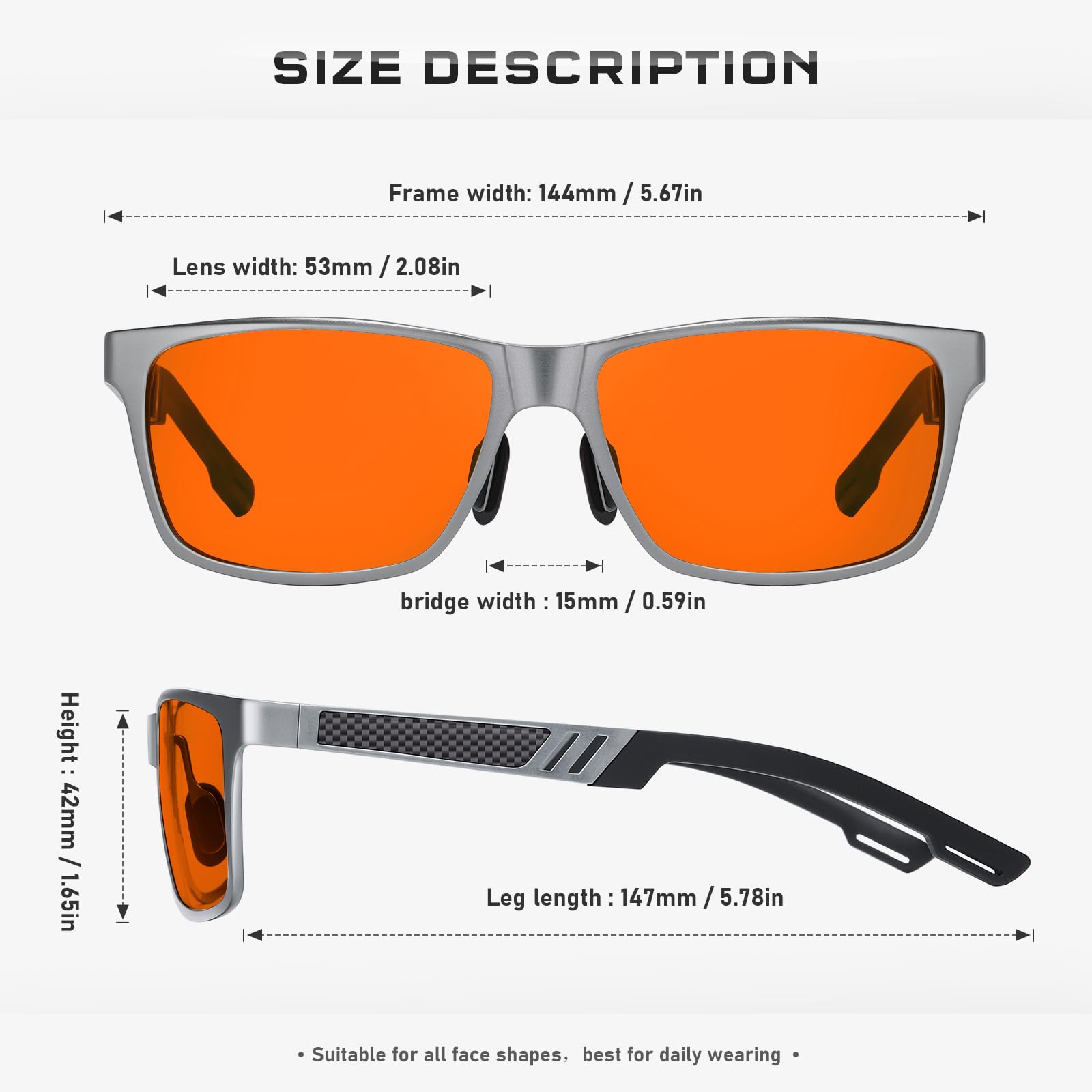 Lunettes de jeu pour hommes et femmes, monture en métal