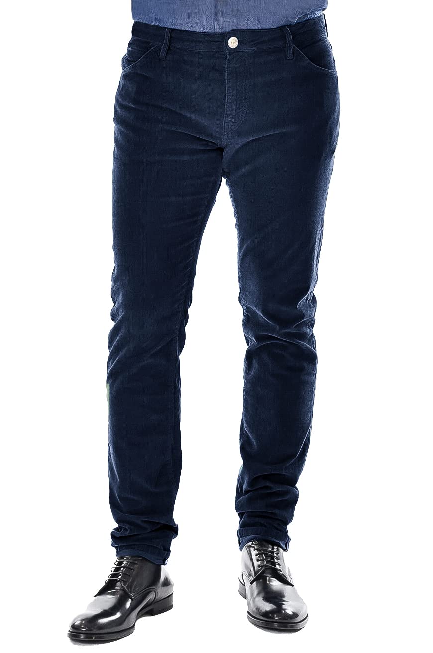 Evoga Pantaloni Uomo sartoriali in Velluto Invernali Casual