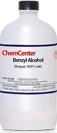 Benzyl Alcohol, High Purity, Reagent, 100 ml Mini Bottle