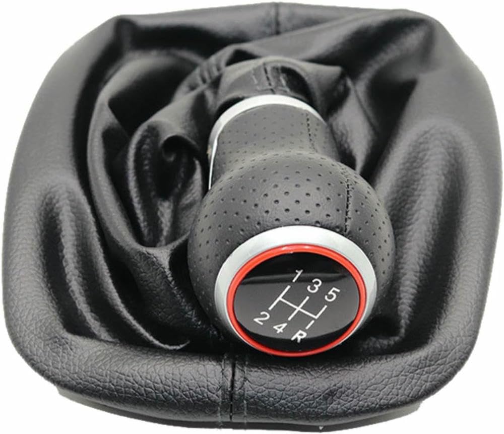GZNBB Car Manual Gear Shift Knob Boot Cover Gaiter Lever Shifter Handle Stick, for Audi A8 D2 1996-2003