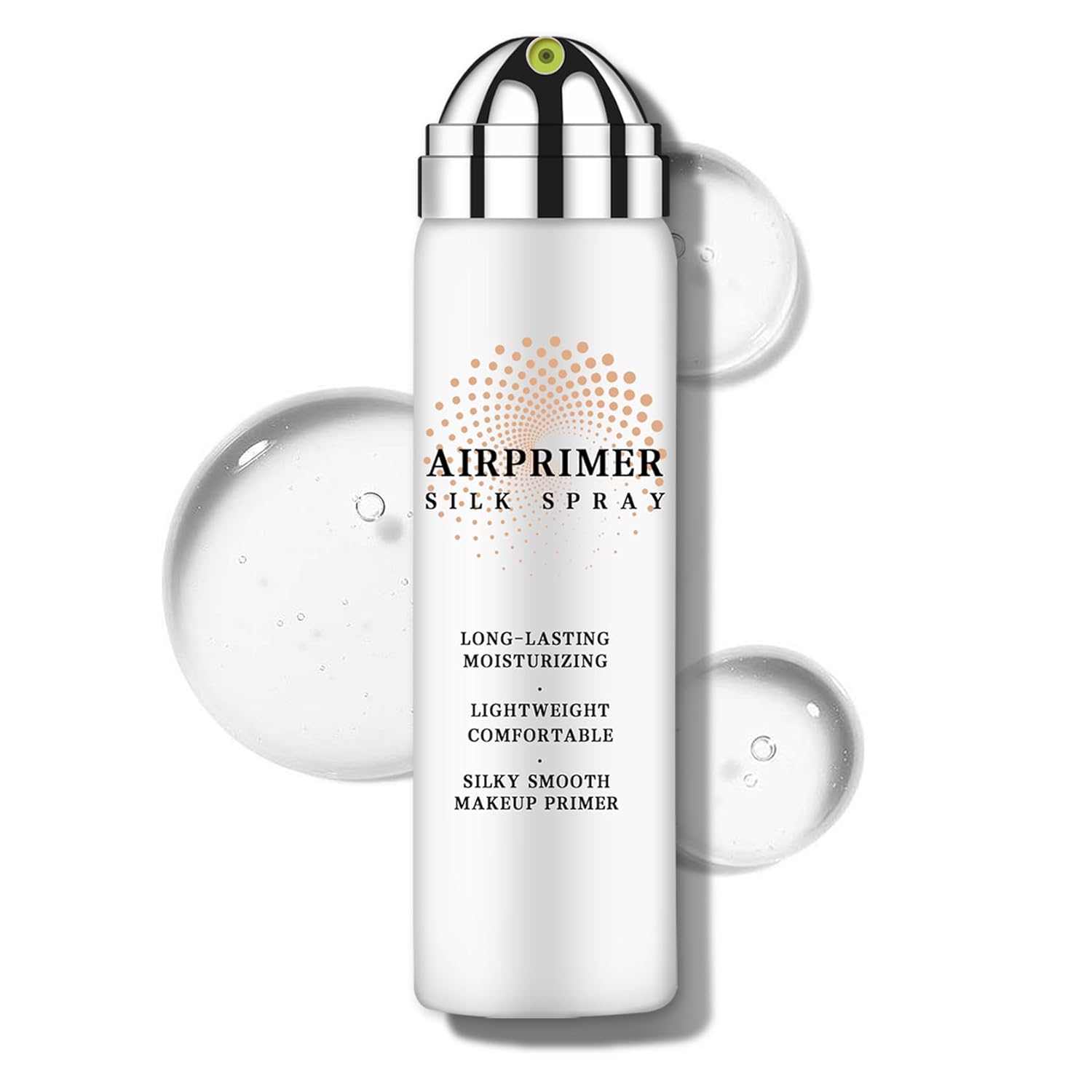 Airbrush Primer Face Makeup,Hydrating Primer for Oily and Mature Skin,Smoothes Skin Texture,Minimizes Appearance of Pores,Contains Hydrolyzed Silk and Hyaluronic Acid Airbrush Primer Face Makeup,Hydrating Primer for Oily and Mature Skin,Smoothes Skin Texture,Minimizes Appearance of Pores,Contains Hydrolyzed Silk and Hyaluronic Acid