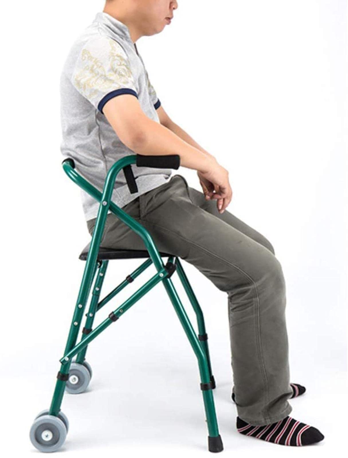 Chodziki Rollator dla seniorów z siedziskiem, chodziki dla seniorów wysokich i dużych, składany chodzik dla osób starszych, wózek na zakupy dla osób starszych, chodzik dla osób starszych, osoby