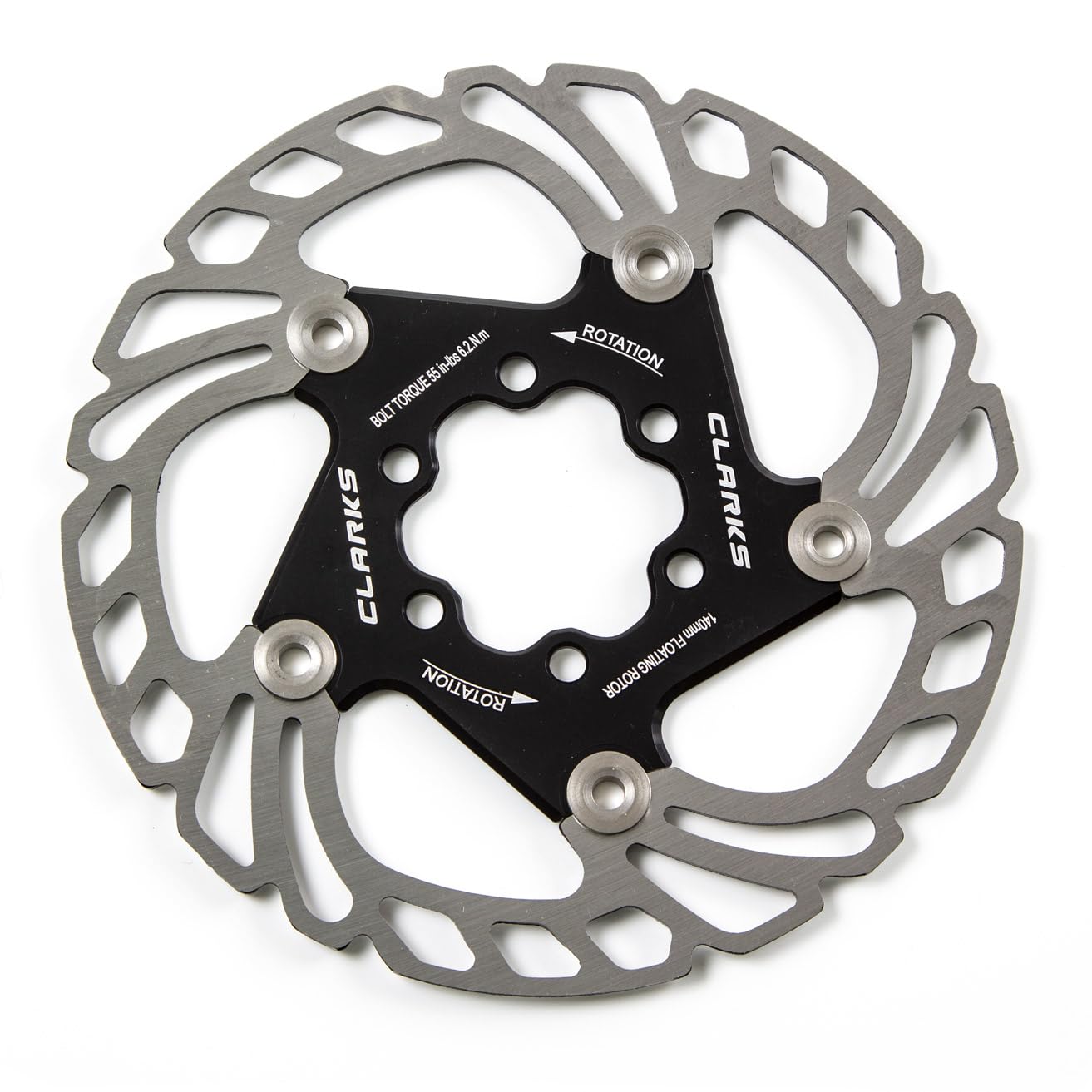Clarks AR18 Floating 6 Bolt Rotor - 160mm