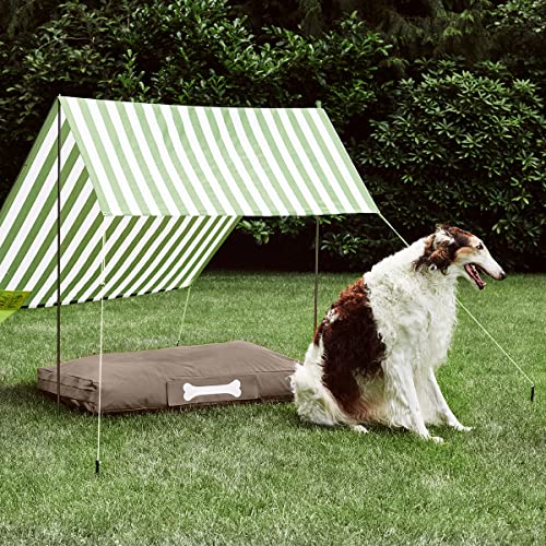 Fatboy® Doggielounge Stonewashed | Hundekissen Taupe | Abwaschbares Hundebett für große und kleine Hunde
