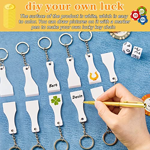 Bucherry 50 Pcs Plastic Keychains