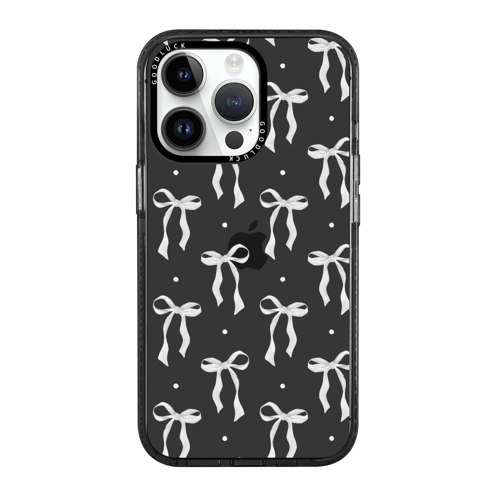 Coole IPhone 16 Pro Max Hülle Mit Glitzer-Schleife – Schlank, Transparent & Stoßfest