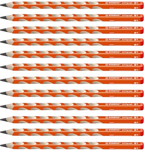 STABILO EASYgraph - Ergonomic Graphite Pencil - Right-Handed