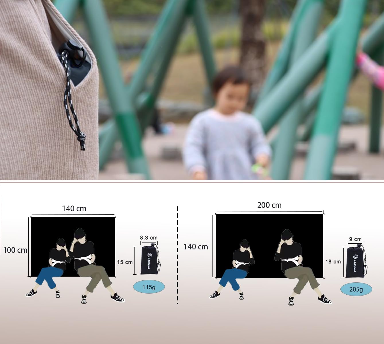 Outdoor Pocket Blanket, 55