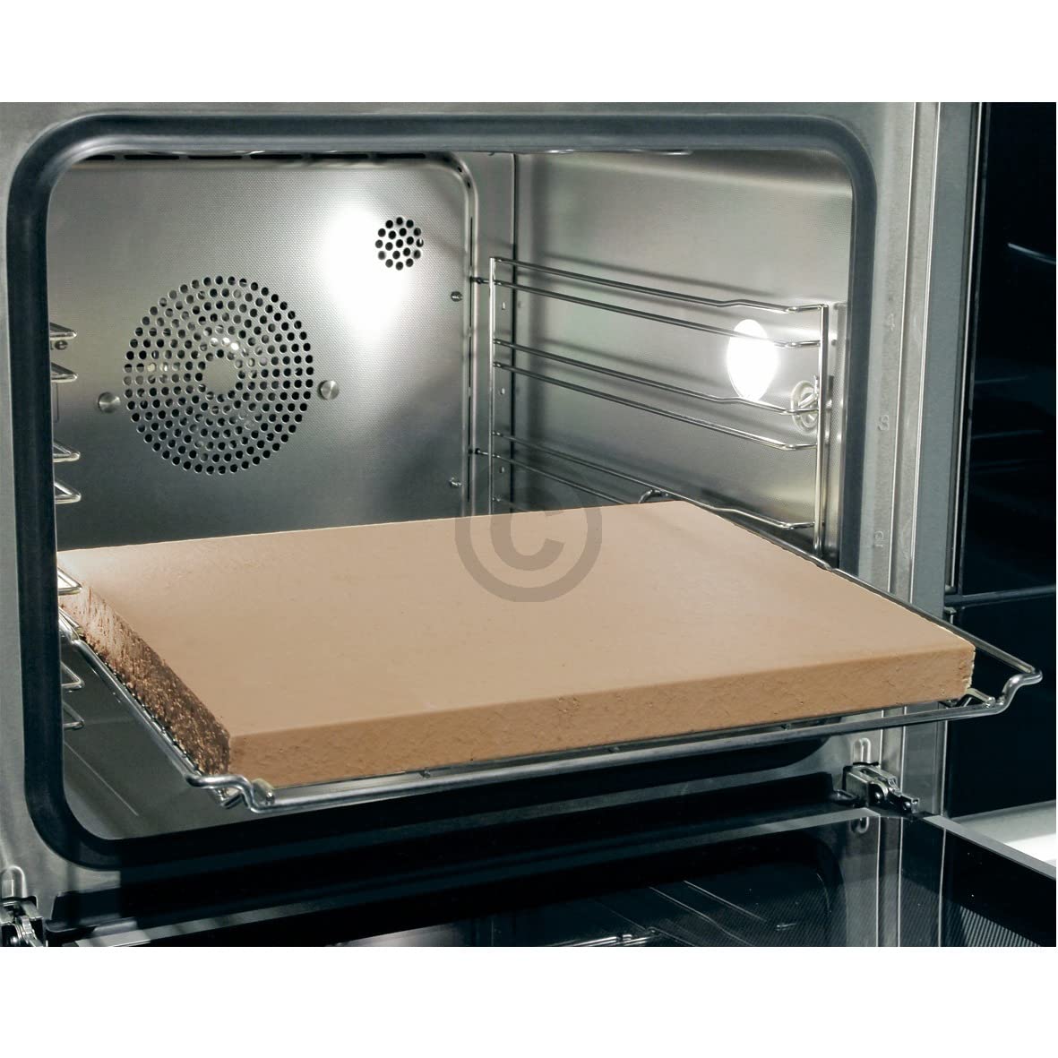 Pizzastein aus Schamott für Backofen 400x300x30 mm Brotbackstein für Brot, Flammkuchen und Pizza wie aus dem Holzofen