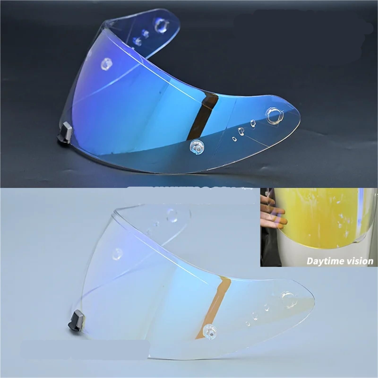 Visera para casco de moto Protector de visera for casco motocicleta(Color 4)