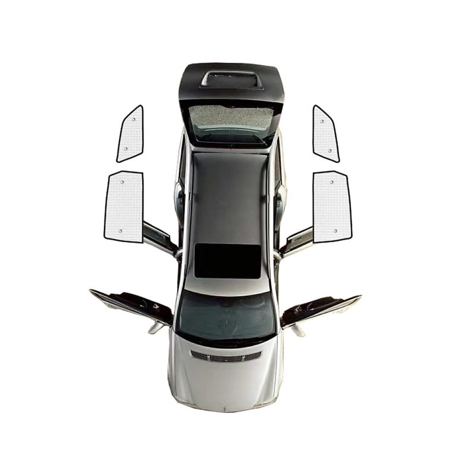 parasoles para Coche para Dodge para Journey para Fiat para Freemont JC Parasol para Ventana De Coche Cubierta Anti-UV Parasol para Ventana Completa De Coche cortinillas para Coche (Tamaño : Rear Win