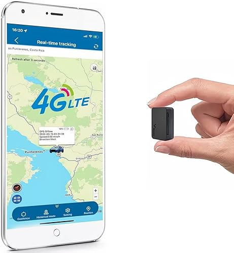 Dispositivo de seguimiento para automóviles oculto, batería de 60 días de duración, mini rastreador GPS magnético para vehículos, baja suscripción,