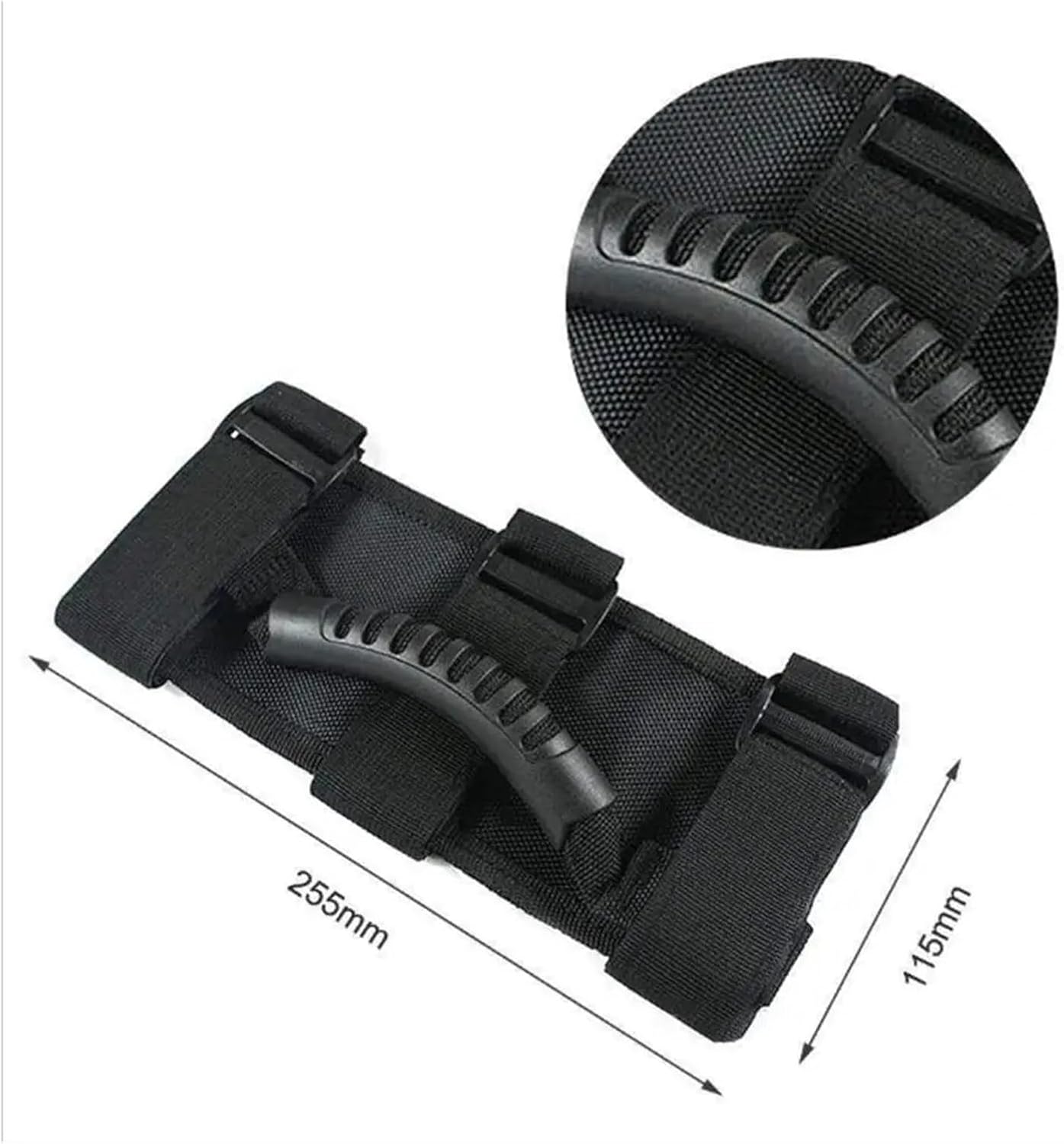 Grab Handles 2Pcs Roll Bar Grab Handles Grib Hand Holder Vehicle Replacement Parts Fit for Jeep Fit for Wrangler JK TJ YJ 24 * 10cm Universal
