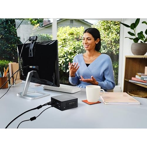 NUC 12 Pro Tall, Mini PC Intel i7-1260p, RAM da 64 GB DDR4-3200, SSD M.2, Scheda Grafica Intel Iris Xe, Wi-Fi 6E, Bluetooth 5.3, Compatibile con Windows 10 e Windows 11 Home, Nero - PC Desktop - Immagine 3
