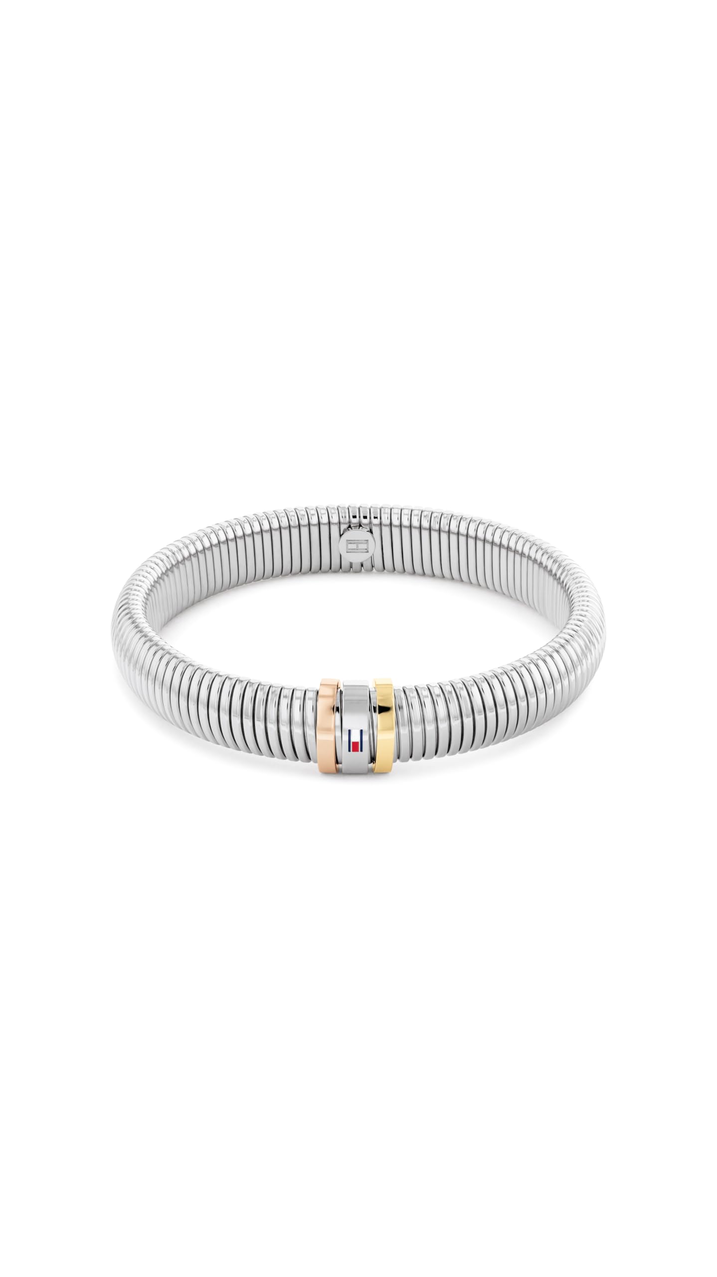 Tommy Hilfiger Jewelry Women's Stretch Bangle Bracelet in Stainless Steel - 2780994