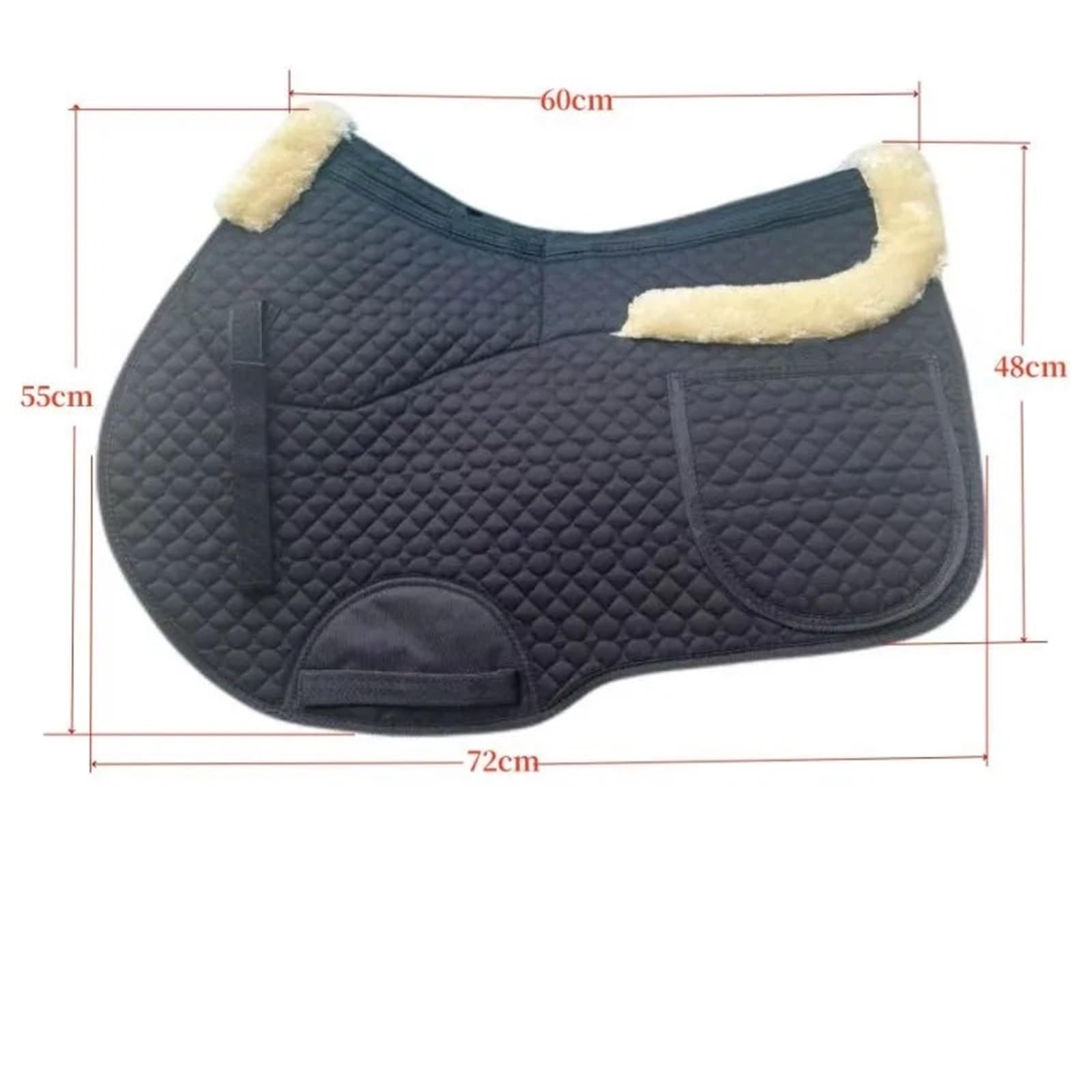 Mantilla Con Diseño Antideslizante De Absorción Impactos Para Caballos