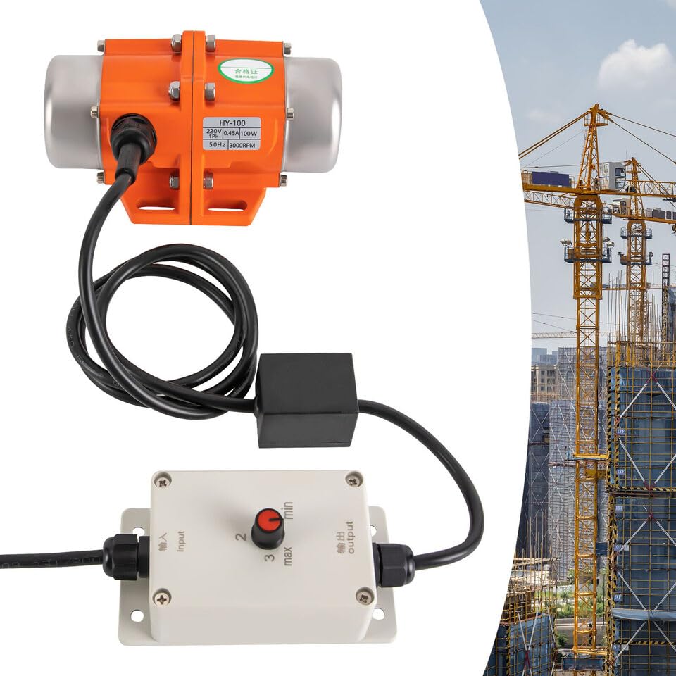 Vibratore motore a vibrazione, 100 W, motore asincrono, 3000 giri/min, silenzioso, per minerari, metallurgia, carbone, elettricità, attrezzature meccaniche, 220 V