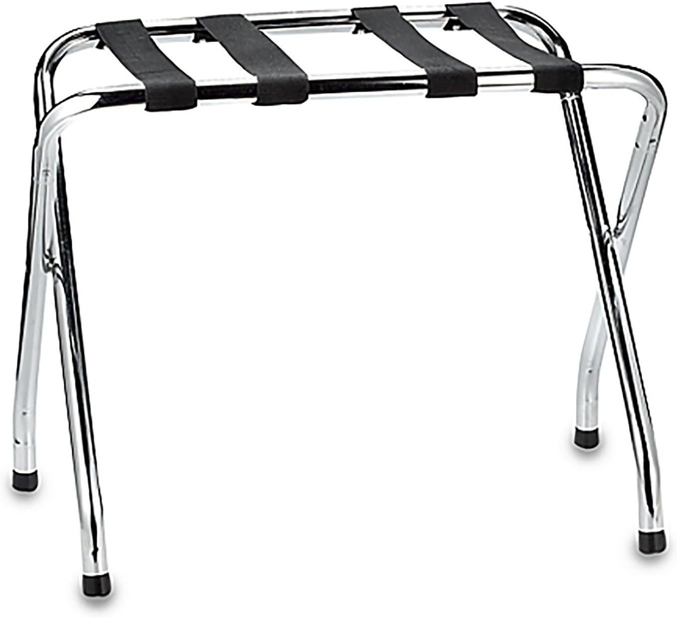 Folding Luggage Racks Steel Frame Chrome Finish