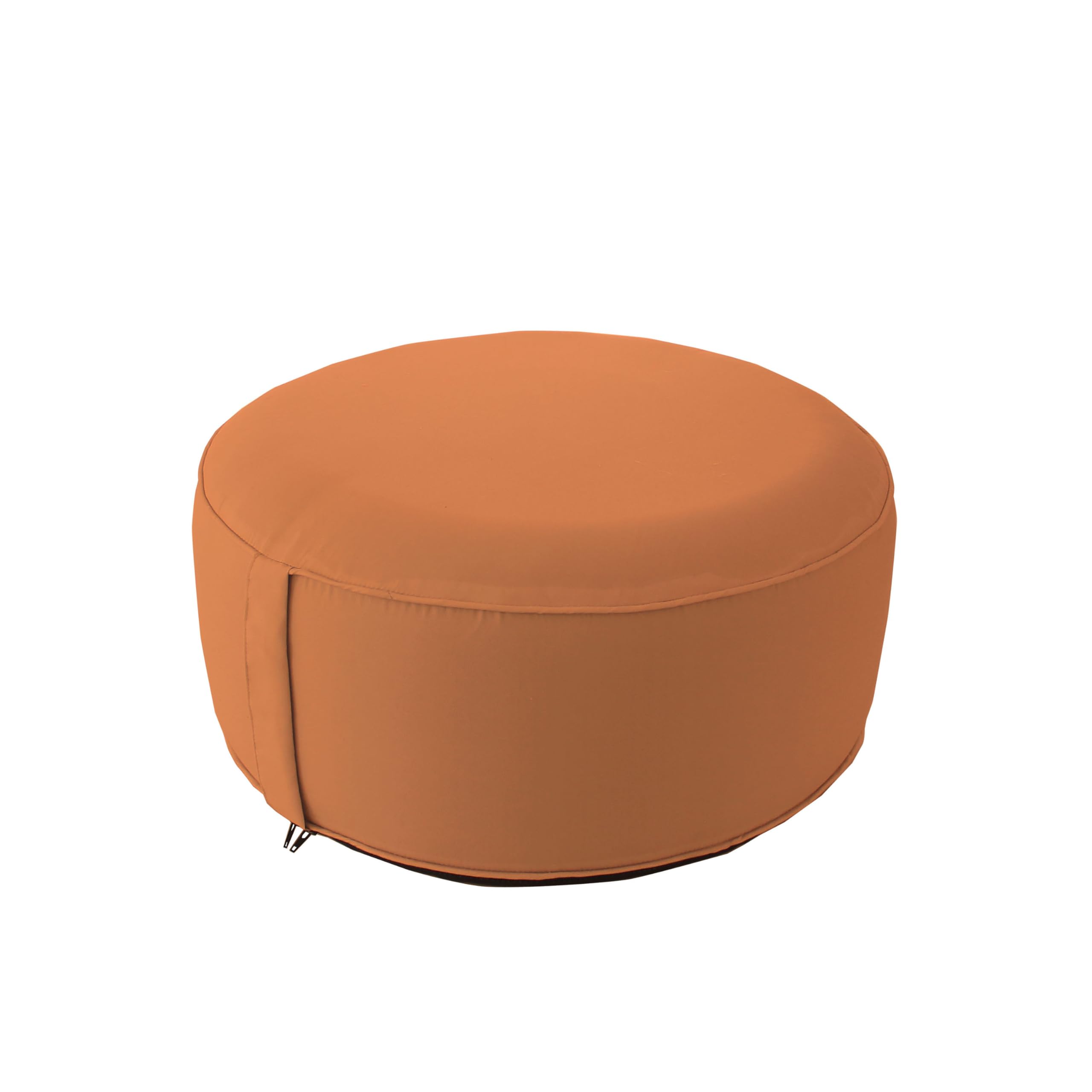 Pouf da esterno rotondo gonfiabile arancione 55 x 55 cm Borneo