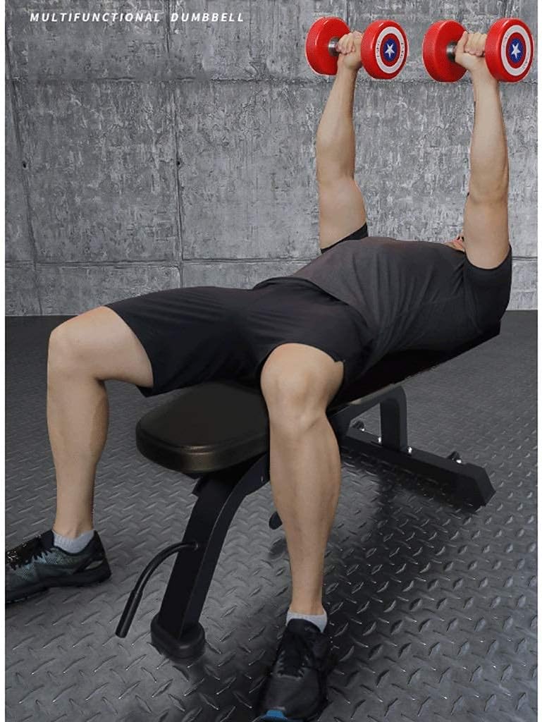 Squat Rack A Variety of Functions Ajustable Weightlifting Bed for Indoor Workout, Home Gym for Full Body Workout, Incline and Decline Training Bench