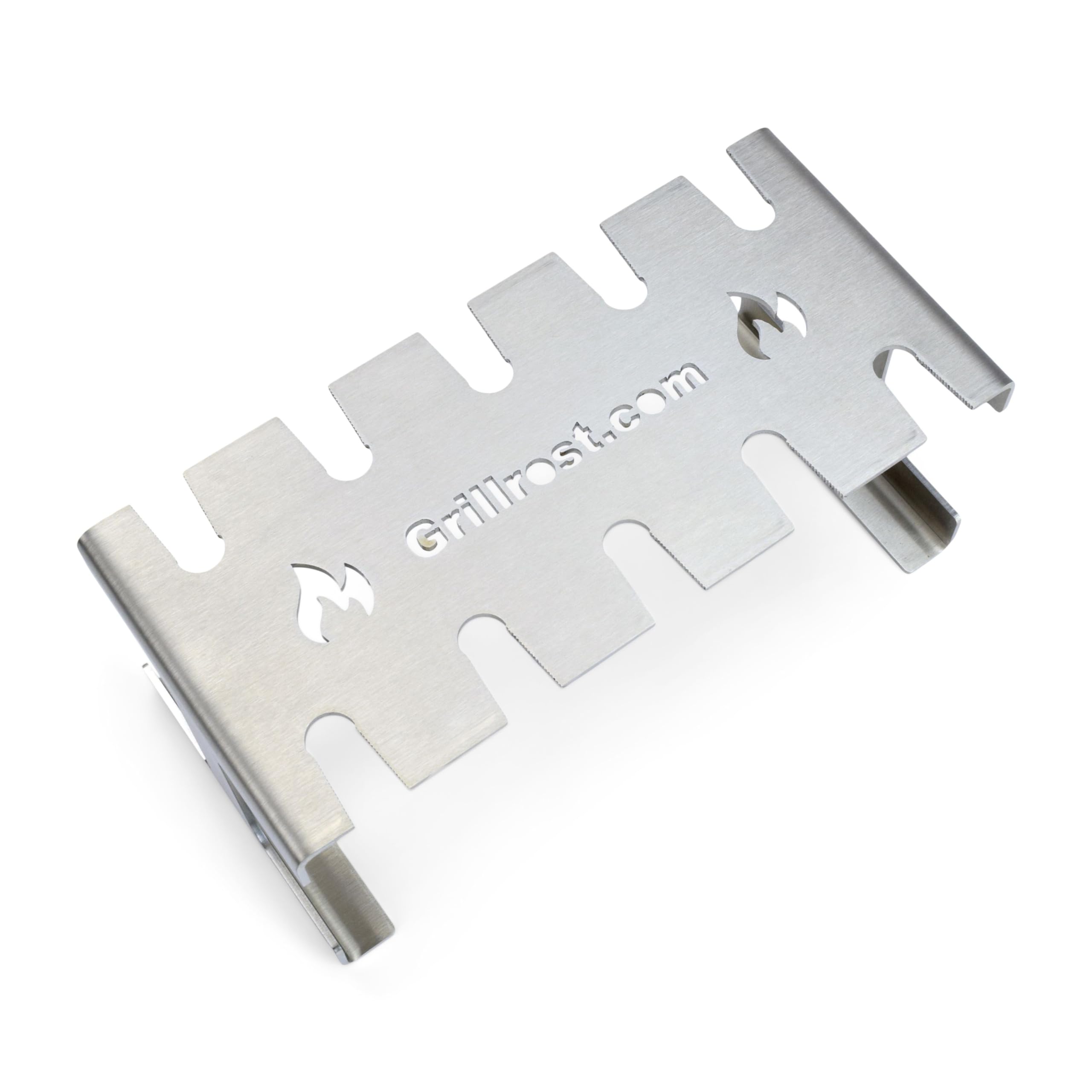 Grillrost.com Das Original Support pour Cuisses de Poulet en Acier Inoxydable | Drumstickhalter - pour 10 Cuisses croustillantes de Tous Les côtés au Barbecue & au Four