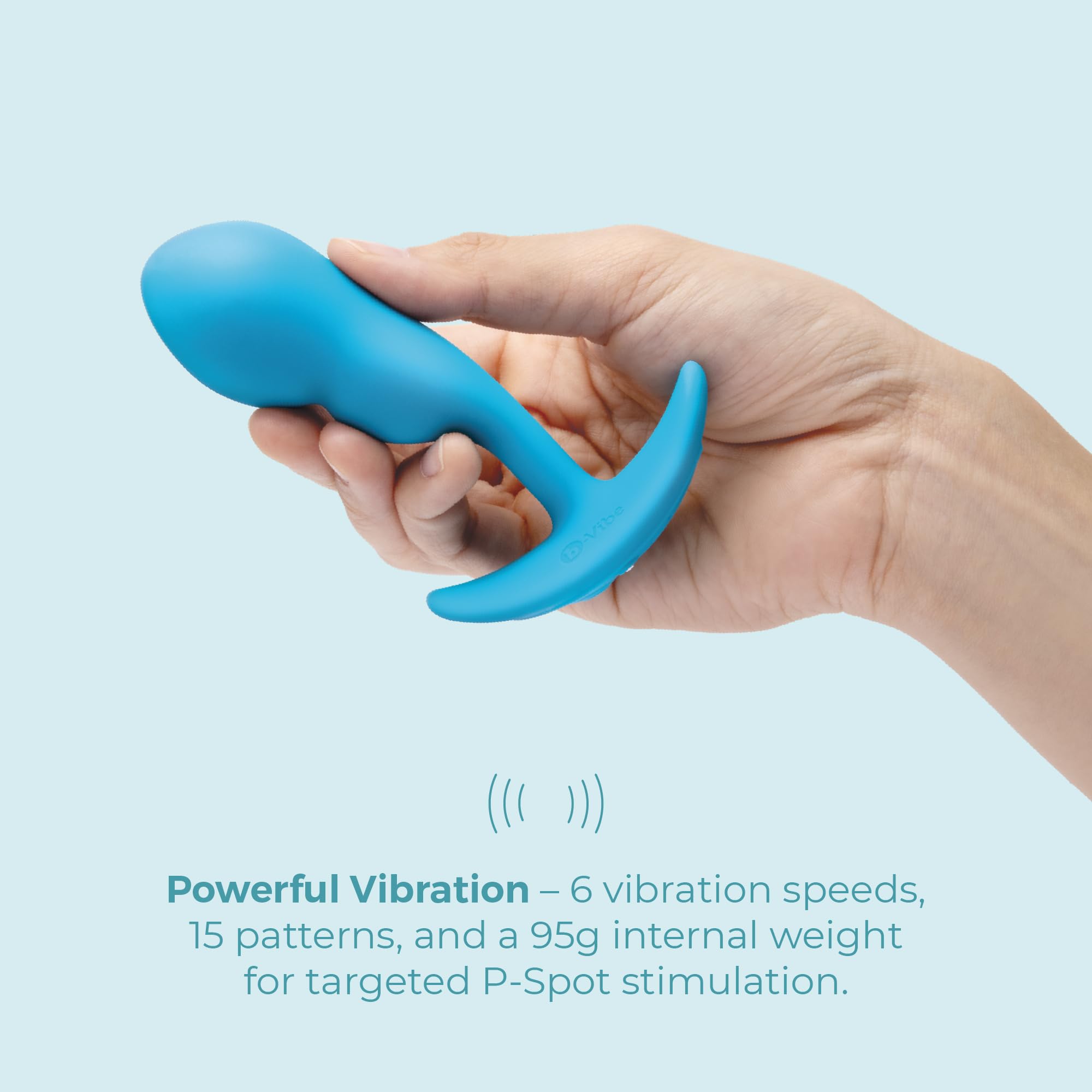 Plug Anal con Control Remoto B-Vibe Azul - Marca: B-Vibe - EAN: 4890808291276