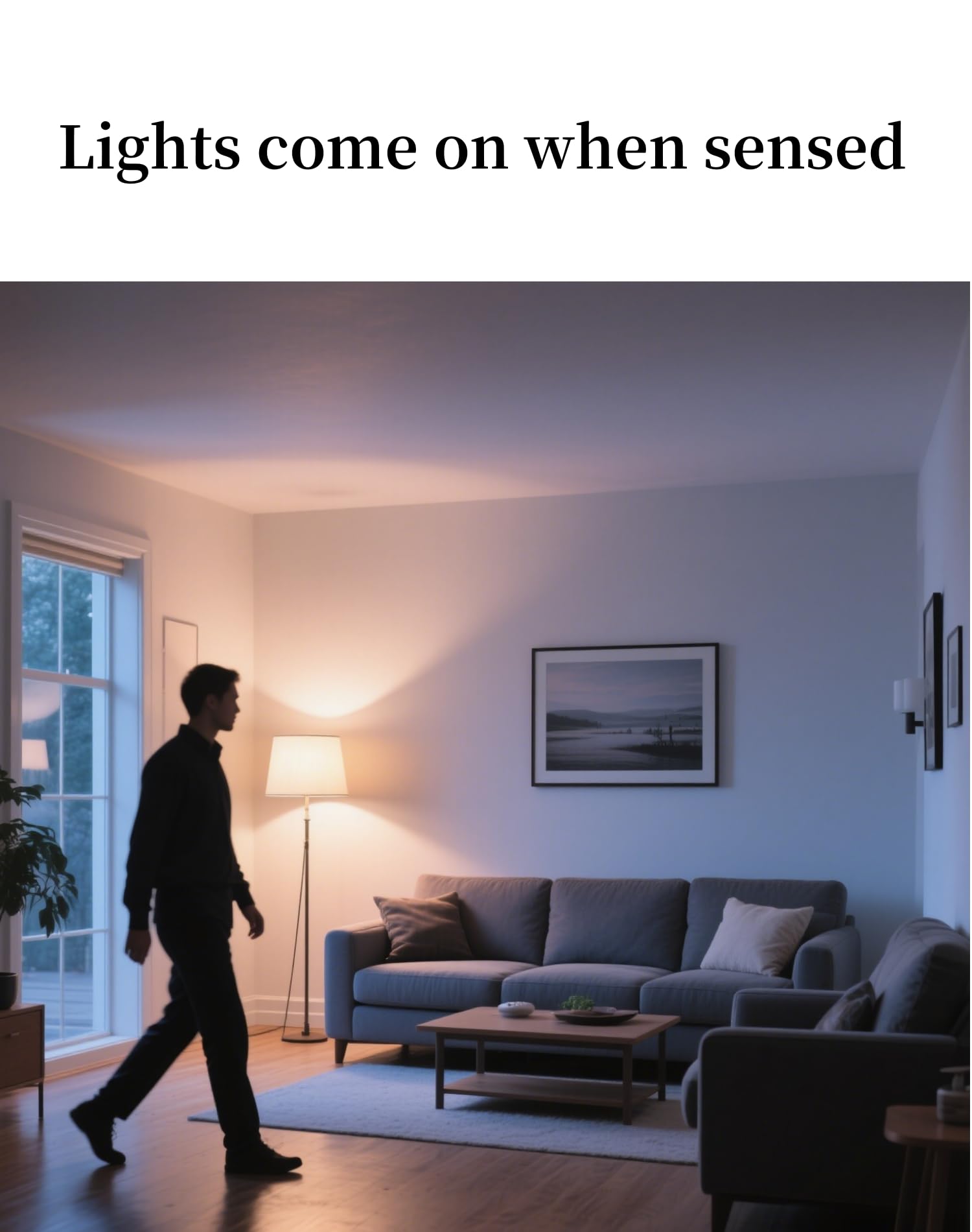Lot de 3 détecteurs de mouvement grand angle 105° pour maison intelligente avec application Tuya Alexa Intégration WiFi Fonctionnement à piles Intérieur extérieur