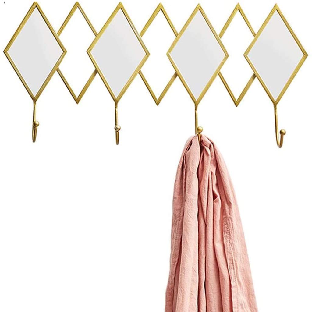 Mobygkfy One Color Nordic Hook, Light Luxury Coat Rack, Living Room Bedroom Entrance Wall Decoration Hanger