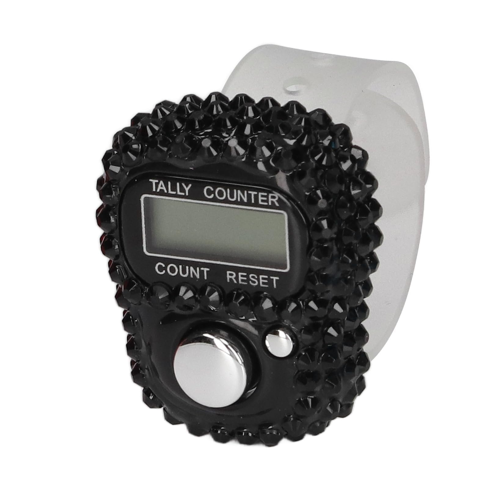 Rundenzähler, elektronischer Fingerzähler, 5 Stück, rücksetzbares 5 stelliges LCD Display mit elektronischer Digitalanzeige, Finger Hand Tally Zähler, Rundenzähler für sportliche Aktivitäten,