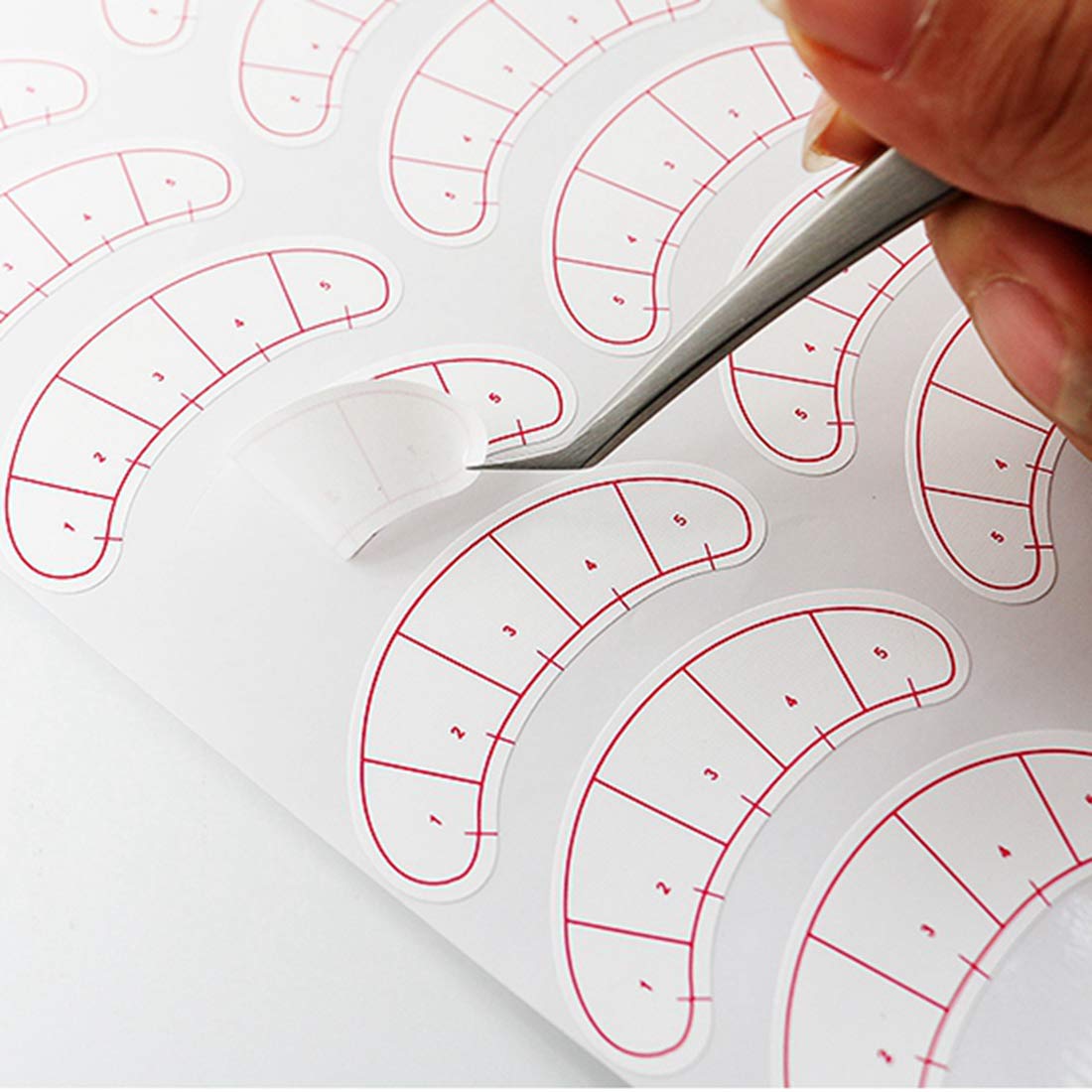 Lash Mapping Stickers 210 Pairs 3 Packs Under Eye Positioning Tips Sticker Pads for Individual Eyelash Extensions Isolation Self-Adhesive Paper Patches Professional Supplies Tools by EMEDA