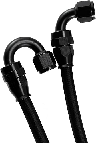 Miniatura 6 de Billet aluminio negro 8AN waccesorios kit de riel de combustible para Chevy Camaro SS Z28 Corvette GM LS7 2010-2015