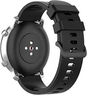 Compatible with Polar Unite/Ignite Bands Soft Silicone Waterproof Bracelet Accessories Sport Strap Colorful Wristbands for Polar Unite/Ignite Smartwatch, Soft and Durable (Black)