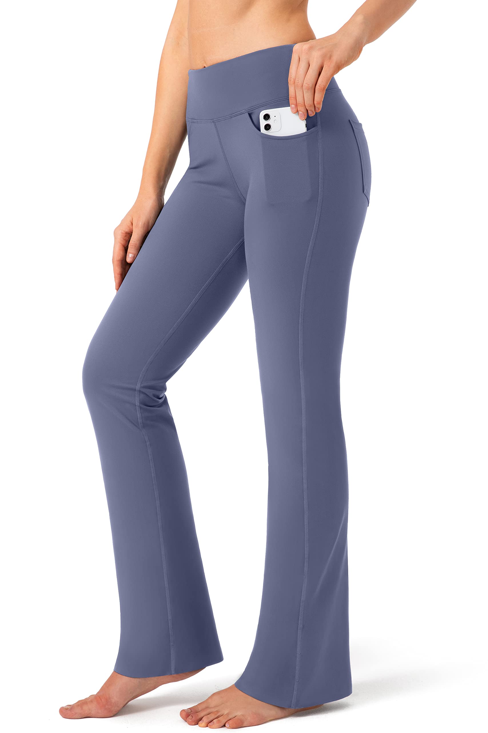 G GradualWomen's Yoga Pants 4 Pockets High Waist Dress Pants Tall Bootcut Work Pants