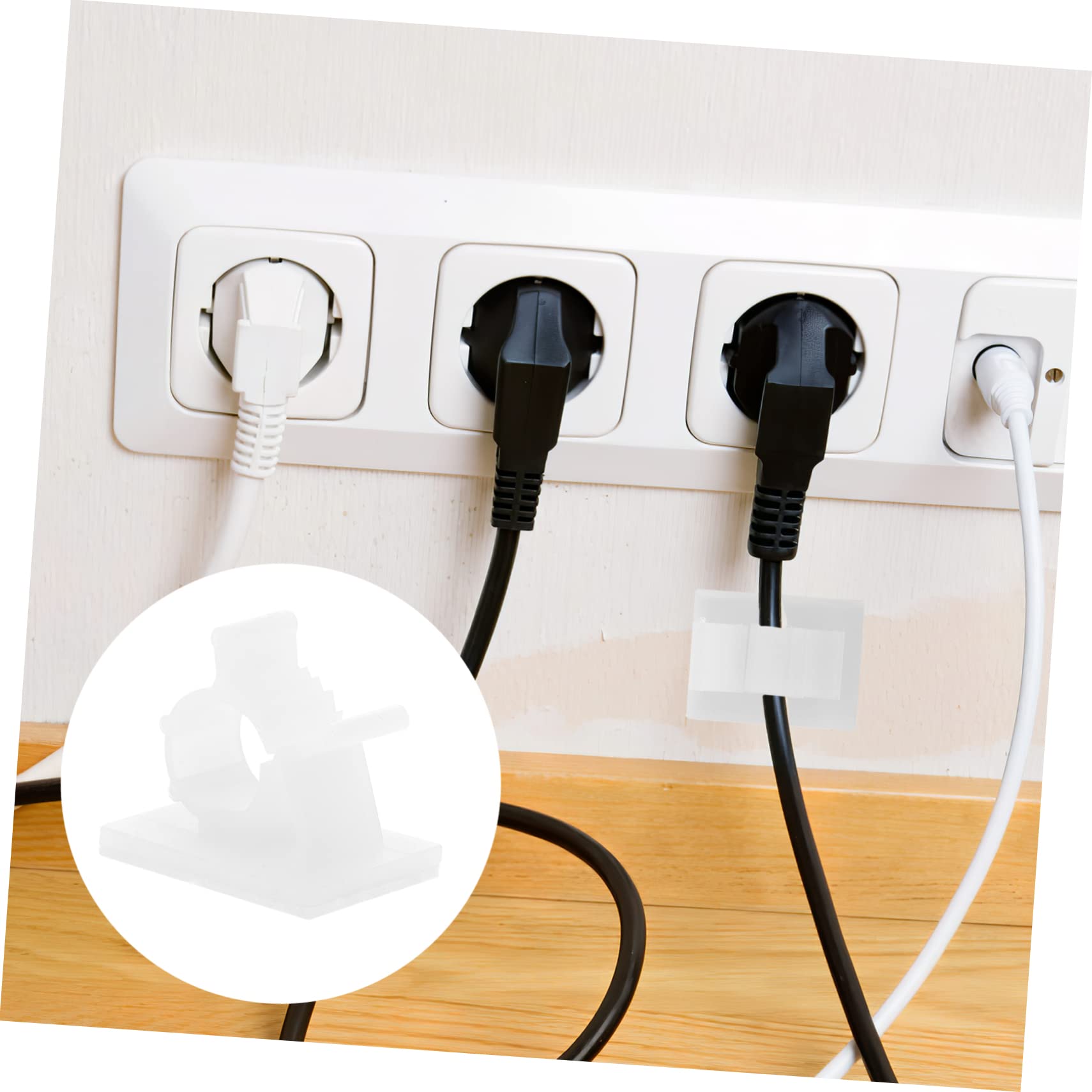 DOITOOL 200stücke Selbstklebende Kabelclips Für Kabelmanagement Flexible Und Langlebige Drahtorganisatoren Für Zuhause Und Büro Sorgt Für Ordnung Und