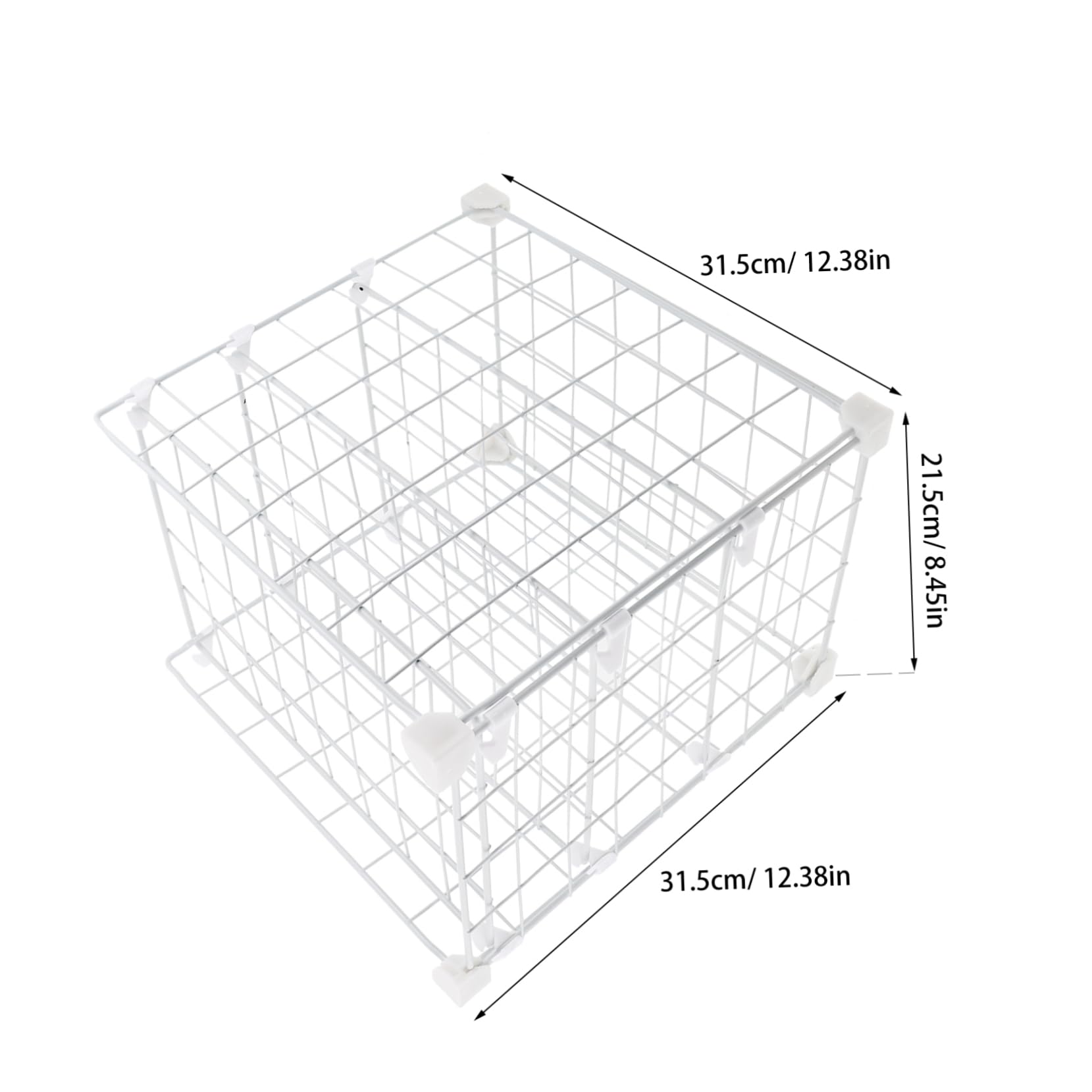 Zerodeko Estante de Almacenamiento para Frigorífico y Cocina, Rejilla de Hierro de 4 Capas Divisores Ajustables, Adecuado para Platos y Tazas