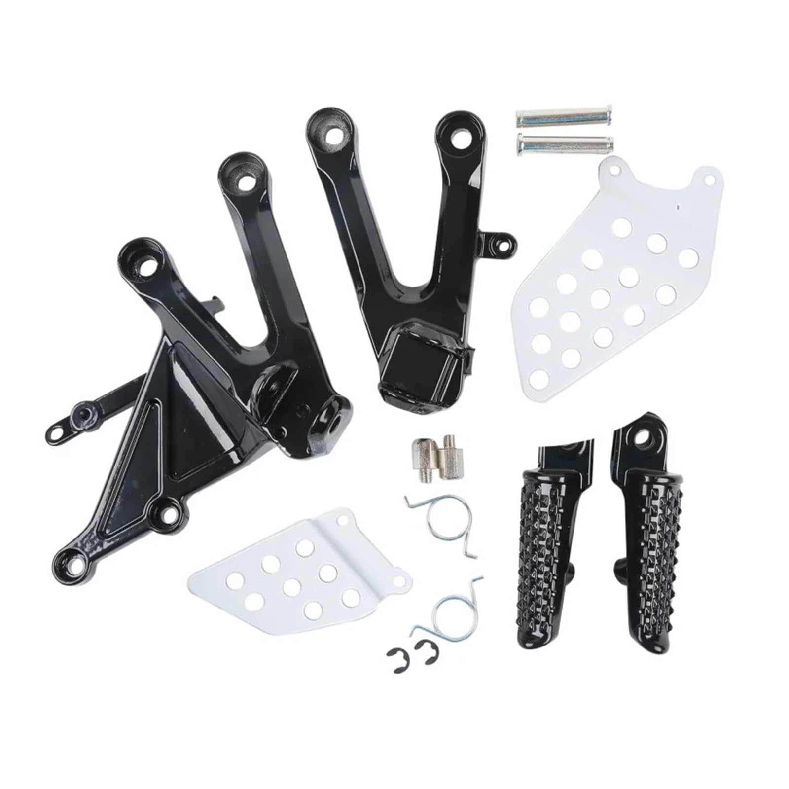 Motorrad Fußrasten Pedale Vordere Fahrerfußrastenhalterung Für CBR1000RR CBR 1000RR 2004-2007 2005 2006 Motorrad-Fahrerpedale(Sand Black)