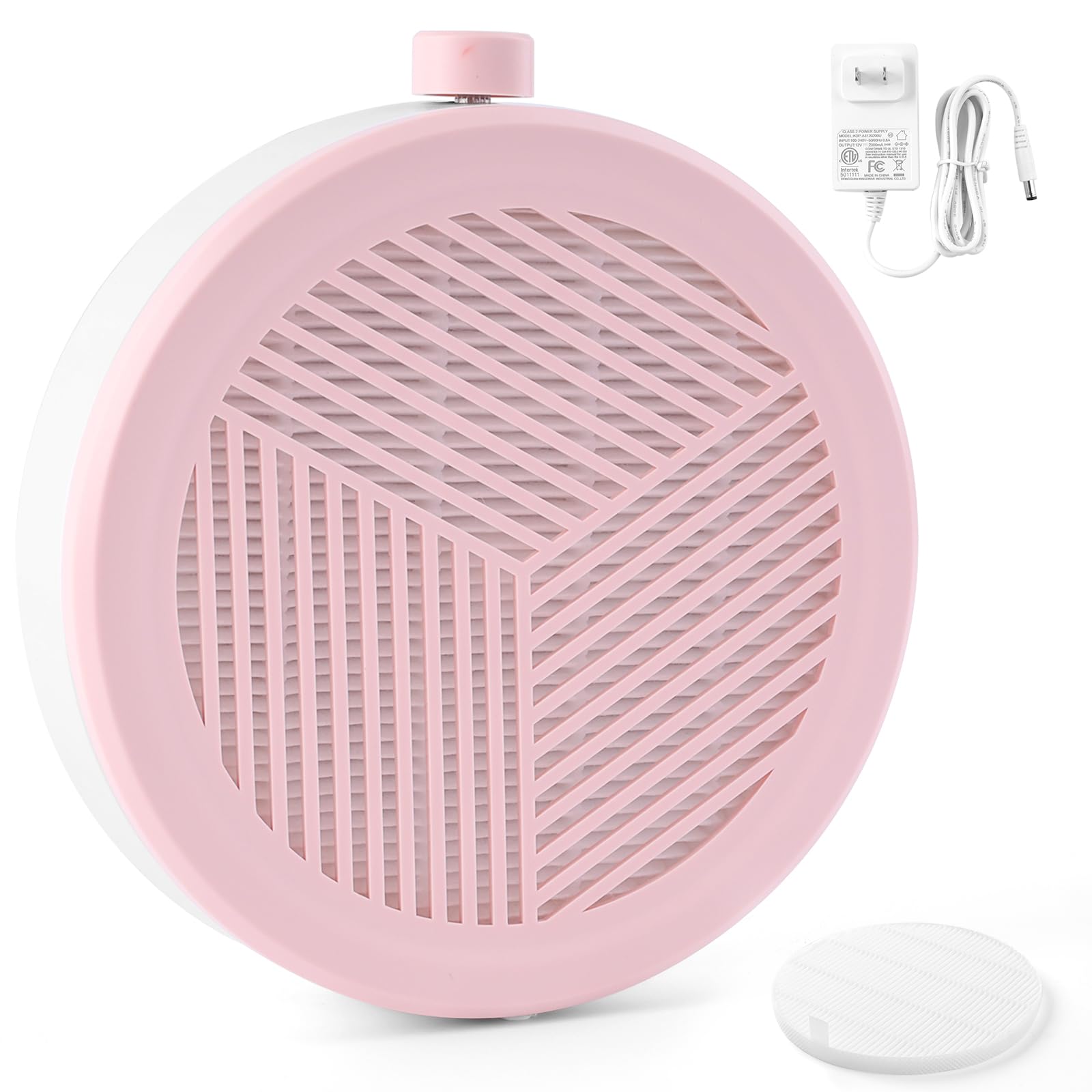 ANGNYA Nail Dust Collector, Small Compact Vacuum Fan Dust Collector for Beginner with Reusable Filter Powerful Dust Suction Machine Manicure Pedicure