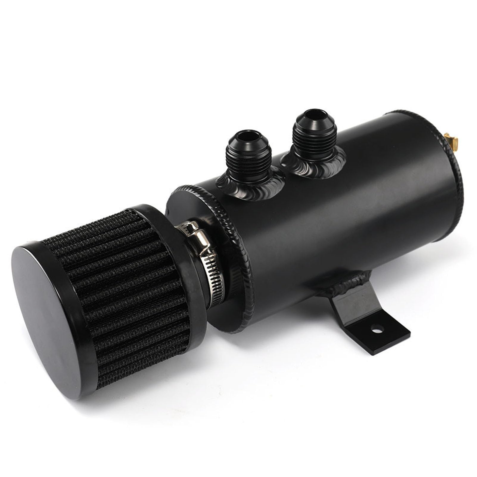 Acouto Zbiornik na 750 Ml z Rozdzielaczem ze Stali Nierdzewnej (BLACK)