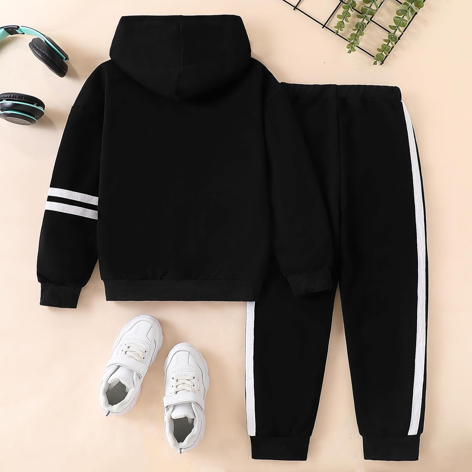 Boys Clothes 2 Piece Sweatsuit Set Zip Up Hoodie Sweatshirt and Pants Kids Boys Fall Winter Outfits Size 6-13 Years - Image 9