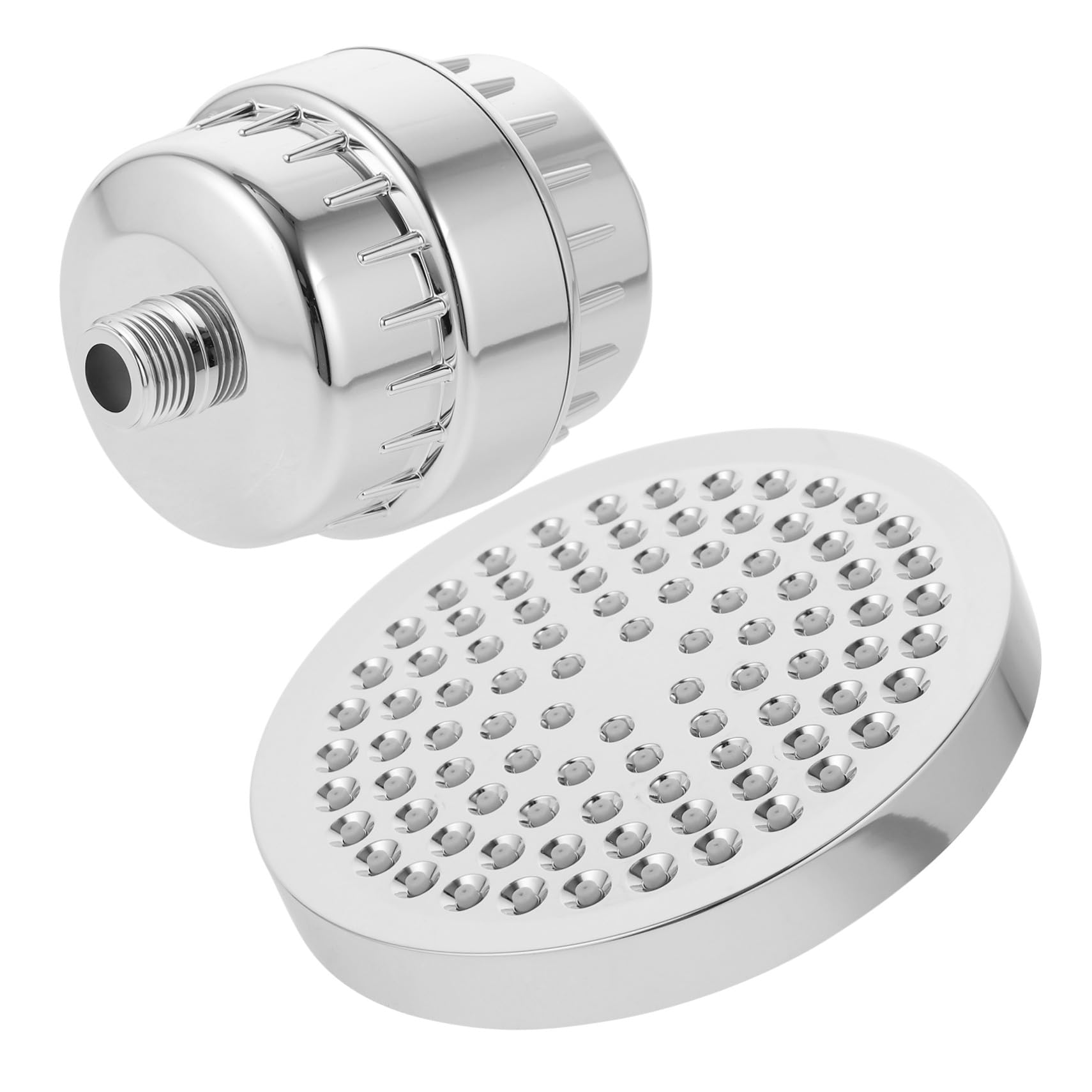 VICASKY Duschkopf mit Filter für Hartes Wasser -drehung Wasserenthärter Sparsamer Wasserfluss Stabiler Kugelgelenk-design