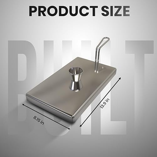 Miniatura 5 de Rattleware Anillos para huevos de acero inoxidable, grado comercial, cocción uniforme, mango resistente al calor, ideales para freír huevos,