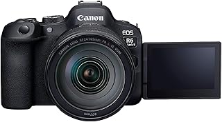 Canon EOS R6 Mark II 24. 2 MP Mirrorless Camera with RF24-105mm f4 L is USM Lens Kit (Black)