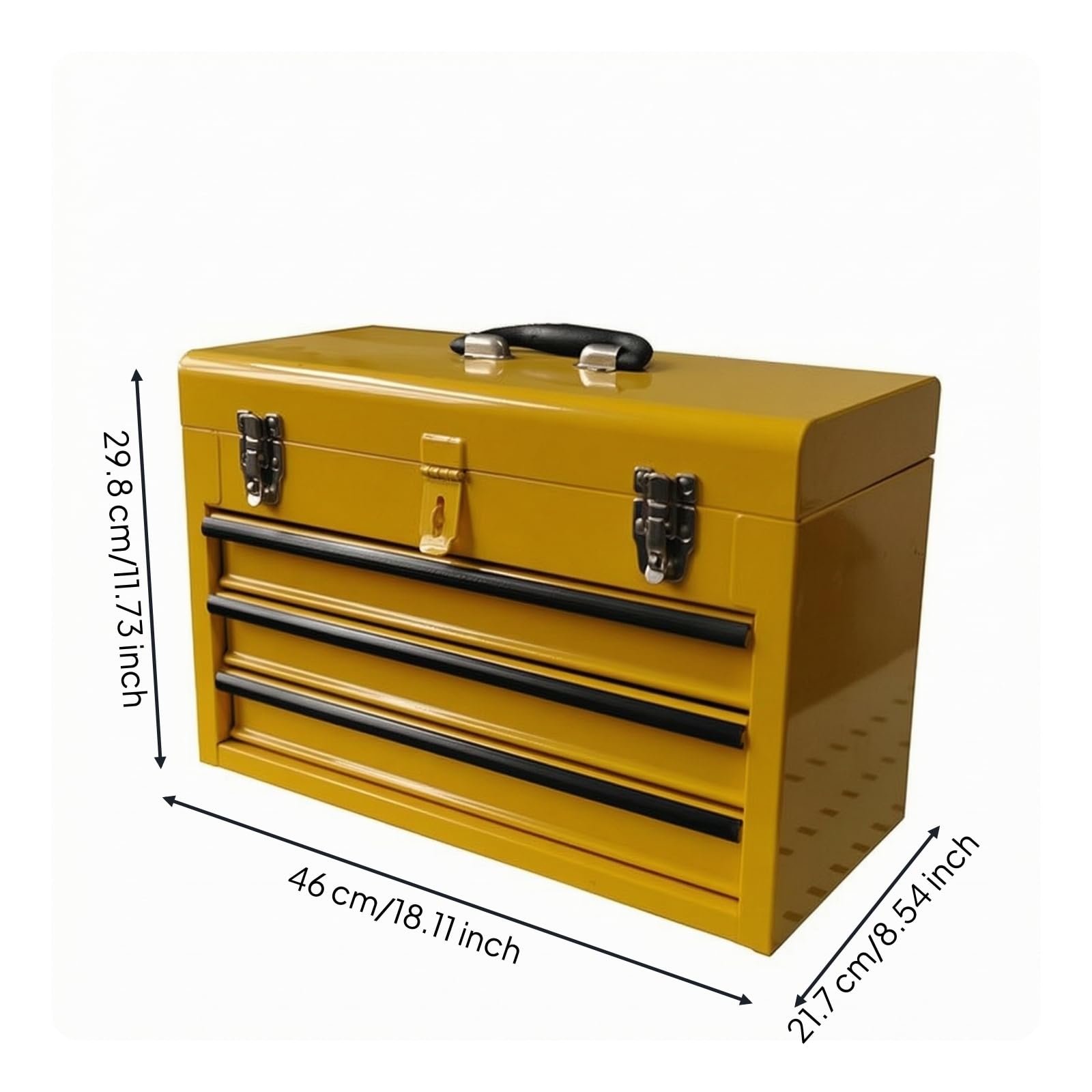 Mueble Cajonero con Cajones y Compartimento con Tapa para Almacenar con Cierre Seguro Acuado para y Áreas Trabajo