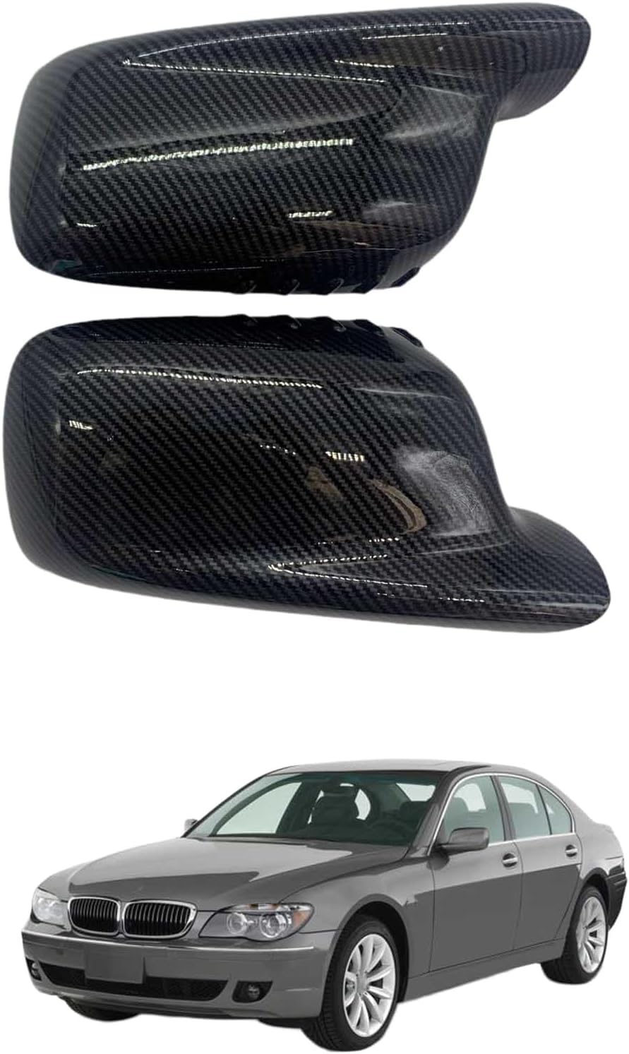 XJPGHA Wing Mirror Covers Caps for AAA, Sturdy Durable Cover Housing Door Mirror Vehicle Accessory Rearview Side Covers