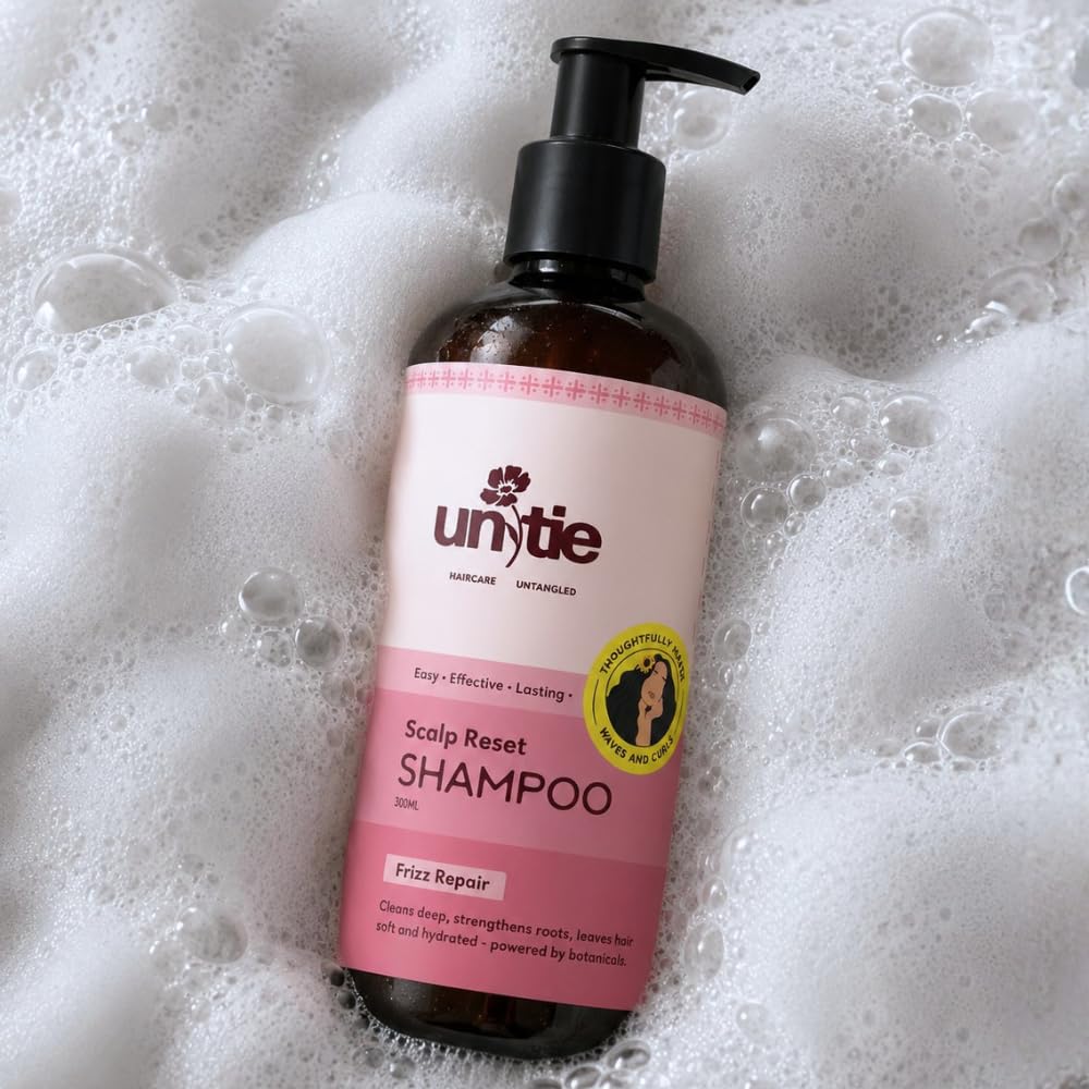 Scalp Reset Shampoo for Frizz Free Curls, 300ml | Infused with Wheat Protein & Fermented Rice Water | Sulfate free shampoo that leaves curls stronger with every single wash-image-38