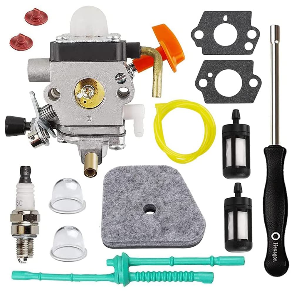 Kueohse Carburetor Kit For Fs90 Fs110 Ht101 Fs130 Fs100 = Km110r Km130 Hl100 Ht100 Fs130r Fs87 Fs100r Hl90 Trimmer