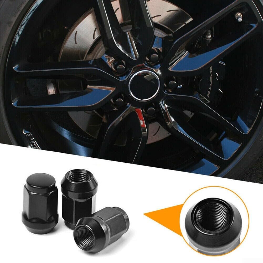 24 tuercas de rueda para Toyota Land Cruiser para Prado y para modelos Ford que confirman la compatibilidad a través de rosca de 12 x 1.25 y tipo de asiento
